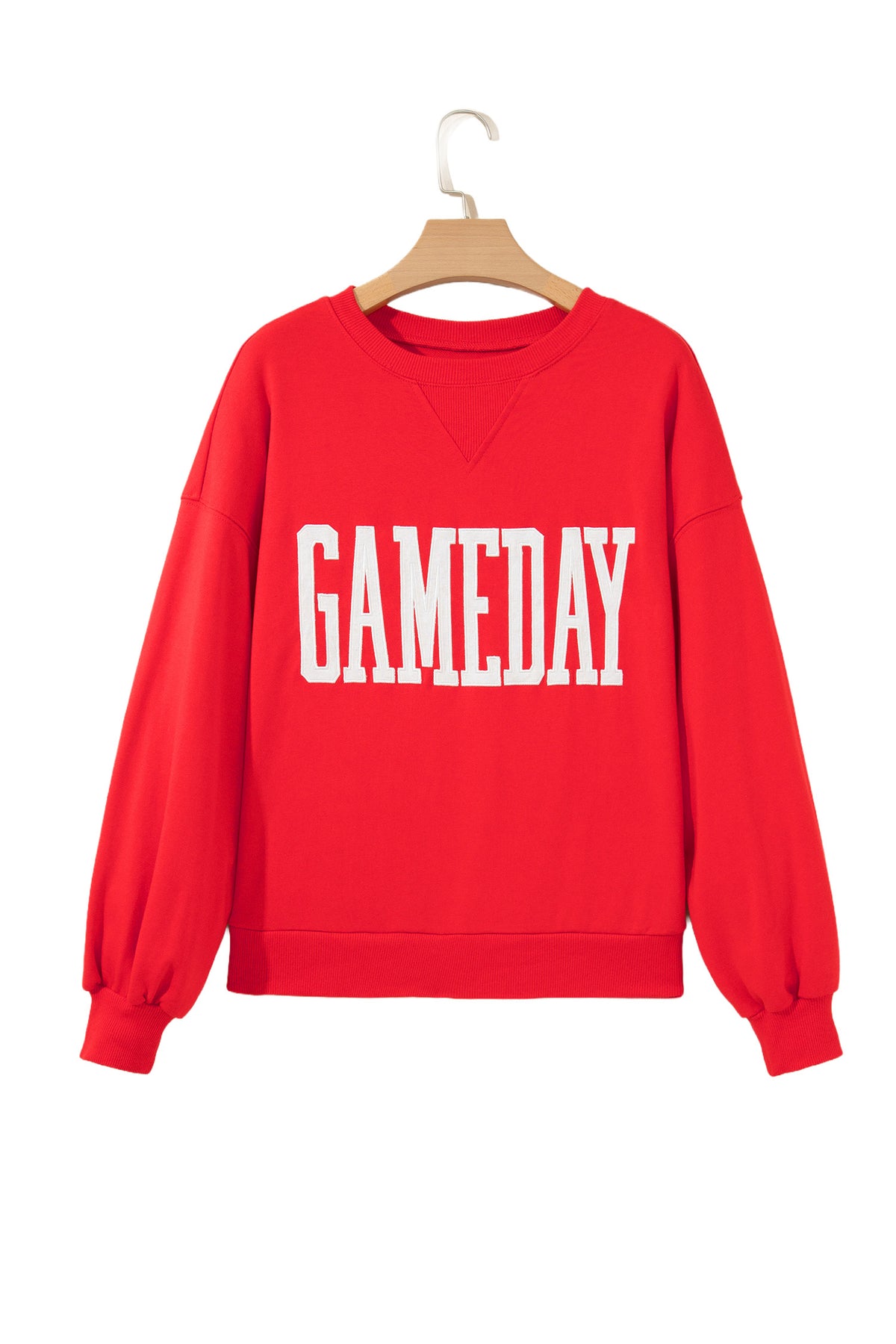Fiery Red GAMEDAY Embroidered Sweatshirt